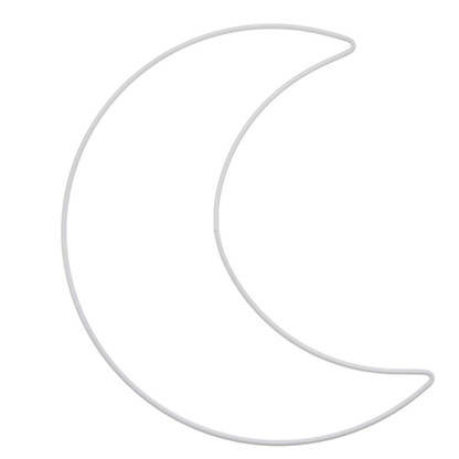 Księżyc - obręcz do łapacza snów białe 30cm Inna marka