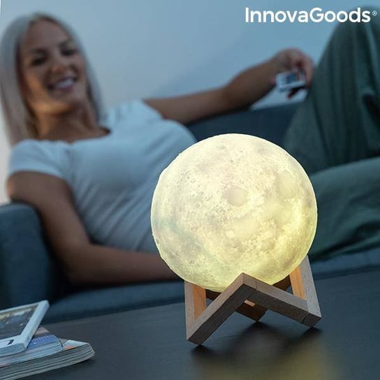 Księżycowa lampa LED z akumulatorem Moondy InnovaGoods InnovaGoods