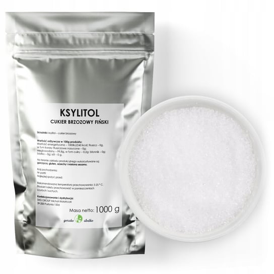 Ksylitol Cukier Brzozowy Fiński Naturalny 1Kg gorzkoislodko