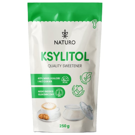 Ksylitol Zamiennik cukru Zdrowy Naturalny Ciasta Koktajle 250g / Naturo Inna marka