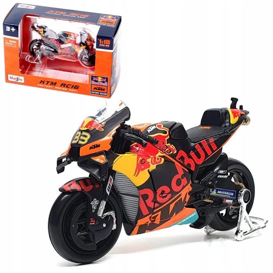 KTM RC16 Red Bull model skala 1:18 Maisto Maisto