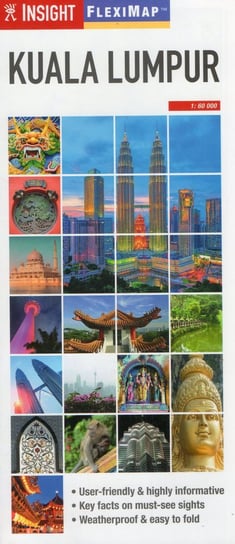 Kuala Lumpur. Mapa 1:60 000 Insight Guides