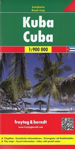 Kuba. Mapa 1:900 000 Freytag & Berndt