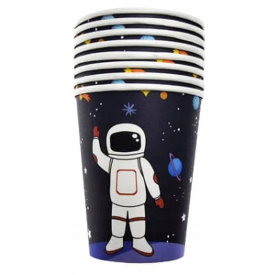 Kubeczki Jednorazowe Papierowe Kosmos Astronauta Na Imprezę Urodzinową Inna marka