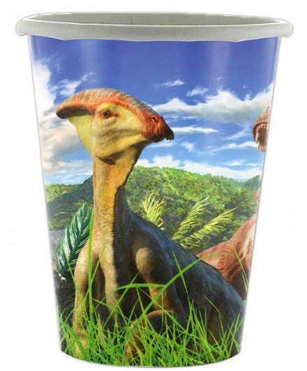 Kubeczki Jednorazowe Świat Dinozaurów Jurassic / Happy Birthday / 10szt Inna marka