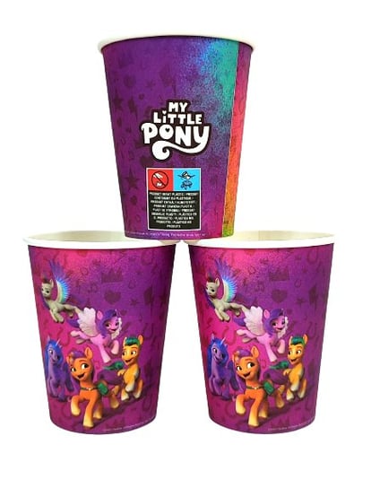 Kubeczki papierowe My Little Pony Party 10 sztuk - 200 ml Inna marka