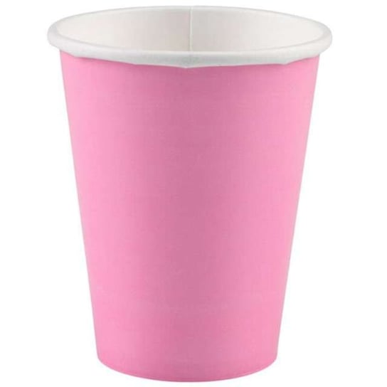 Kubeczki papierowe "Premium", różowe jasne, 266 ml, 8 sztuk Amscan