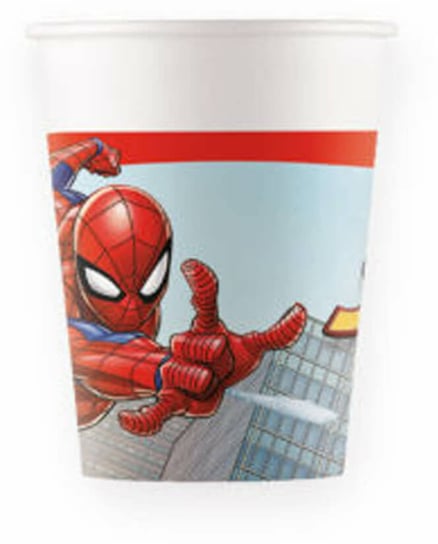 Kubeczki papierowe Spiderman Crime Fighter 200 ml, 8 szt. Procos