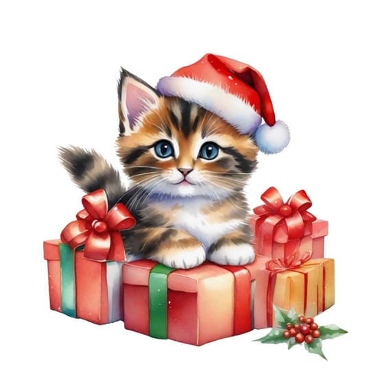 Kubek 300Ml Kociarza Kot Kotek Cat Święta Boże Narodzenie V12 Inna marka