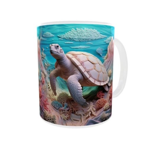 Kubek 300ml Kolekcja 3D v8 Ocean Żółw Mrapol