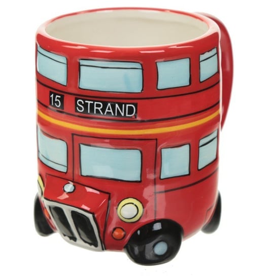Kubek - Angielski czerwony autobus piętrowy Puckator