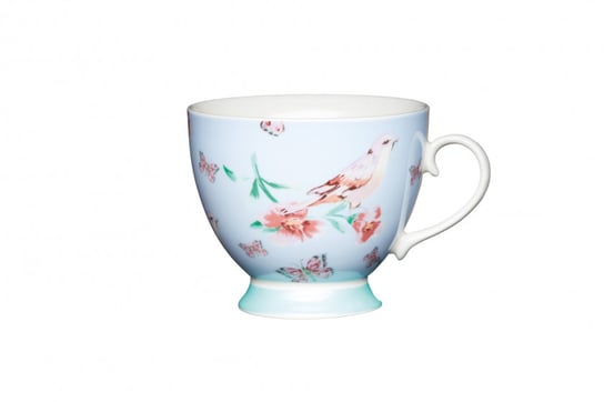 Kubek Bone China 400 Ml Porcelana Jasnoniebieski TWM