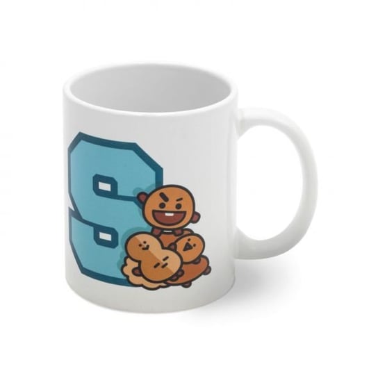 Kubek BT21 BTS Shooky Ceramiczny z nadrukiem Kubki dla dzieci 350 ml BTS