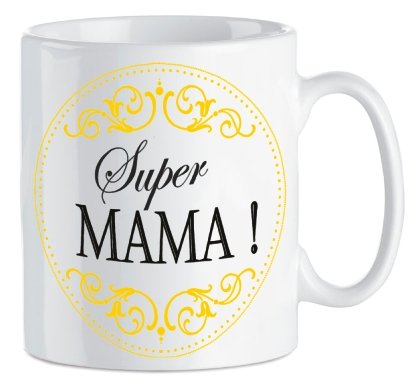 Kubek ceramiczny 300ml dla Mamy SUPER MAMA Inna marka