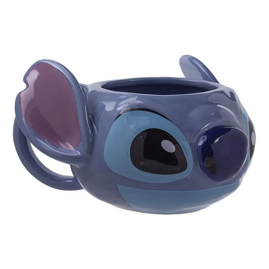 Kubek ceramiczny, 3D Disney Stitch, 450 ml, MaxiProfi, beżowy MaxiProfi