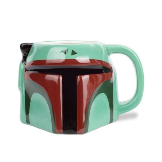 Kubek ceramiczny, 3D Star Wars (Boba Fett), 385 ml, PYRAMID POSTERS, zielony Star Wars gwiezdne wojny