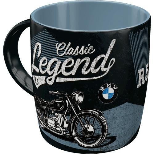 Kubek ceramiczny 43058 BMW Classic Legend Nostalgic-Art Merchandising, czarny Nostalgic-Art Merchandising