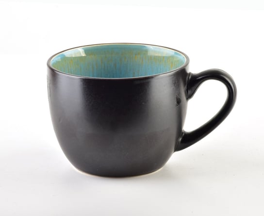 Kubek ceramiczny Basic Nature 320ml, Mondex, czarny Mondex
