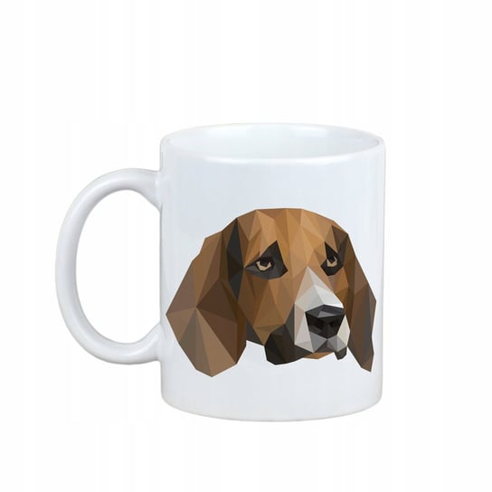 Kubek ceramiczny Beagle geometryczny pies 330 ml, Art-Dog Art-Dog