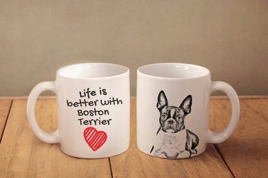 Kubek ceramiczny Boston Terrier 330 ml, Art-Dog Art-Dog