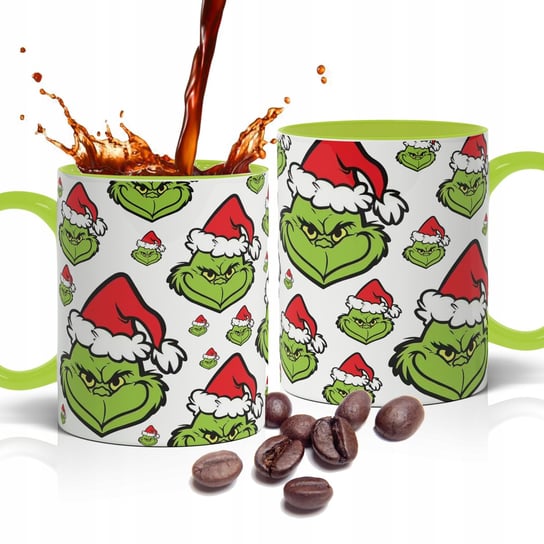 Kubek ceramiczny, Boże narodzenie, GRINCH, 300 ml Inna marka