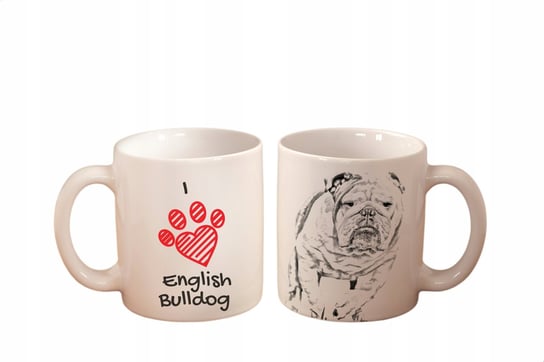 Kubek ceramiczny Buldog angielski 330 ml, Art-Dog Art-Dog
