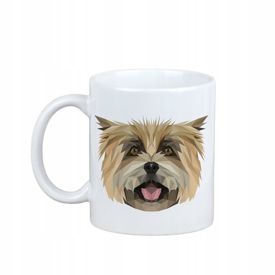 Kubek ceramiczny Cairn Terrier geometryczny pies 330 ml, Art-Dog Art-Dog