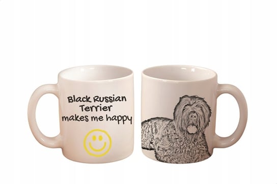 Kubek ceramiczny Czarny terier rosyjski 330 ml, Art-Dog Inna marka