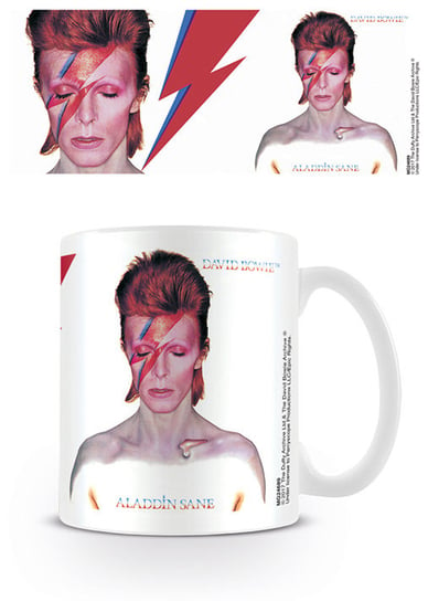 Kubek ceramiczny, David Bowie Alladyn Sane, Pyramid International, biały Pyramid International