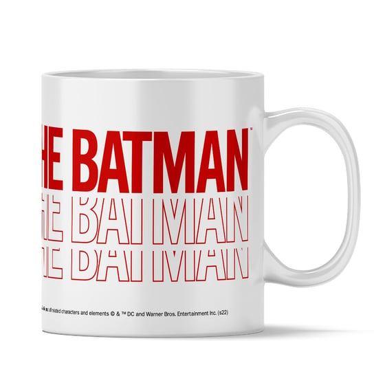 Kubek ceramiczny, DC Batman 093, 330 ml, biały Inna marka