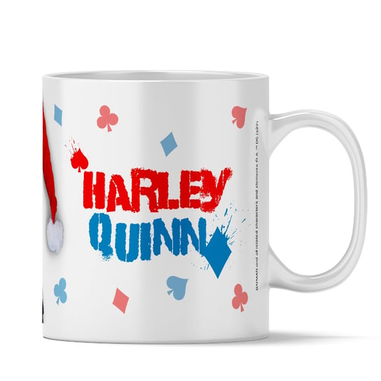 Kubek ceramiczny DC Harley Quinn 007 z uchem, Biały 330ml Inna marka