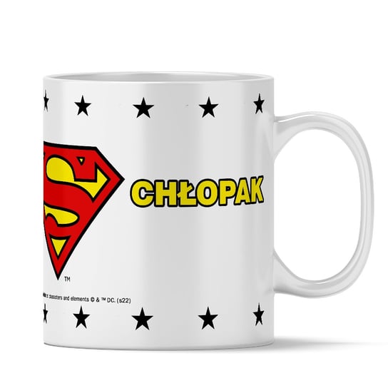 Kubek ceramiczny, DC Superman 255, 330 ml, biały Inna marka