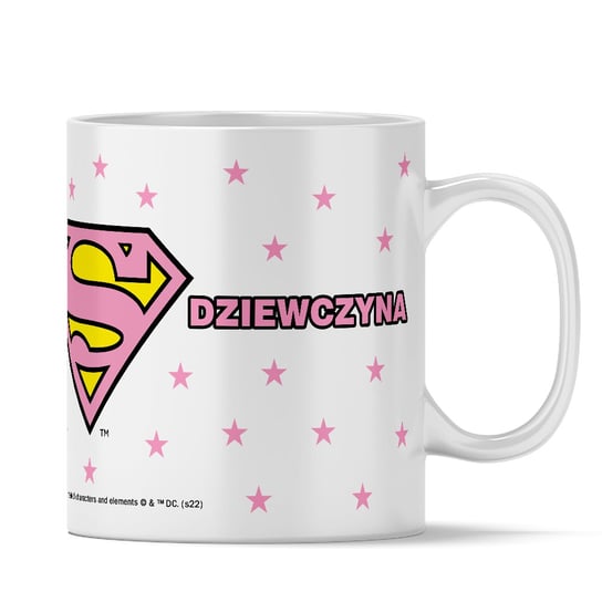 Kubek ceramiczny, DC Superman 264, 330 ml, biały Inna marka