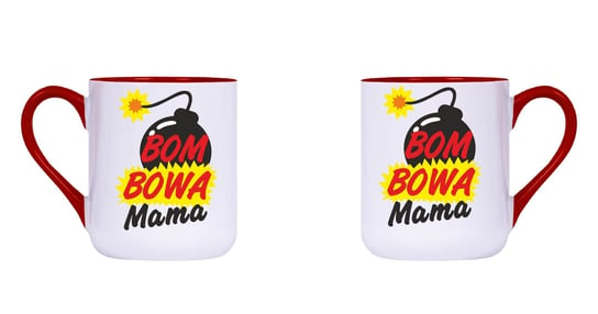 Kubek ceramiczny, Dla Mamy - Bombowa Mama (12), 300 ml, Rezon Rezon