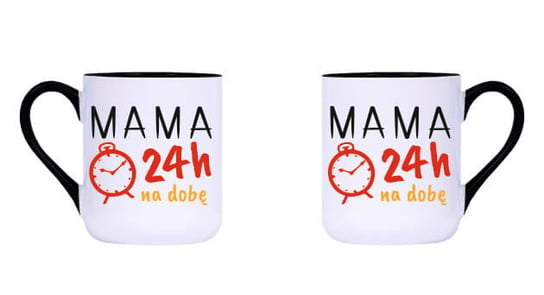 Kubek ceramiczny, dla Mamy - Mama 24h (10), 300 ml, Rezon Rezon