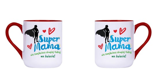 Kubek ceramiczny, Dla Mamy - Super Mama (11), 300 ml, Rezon Rezon