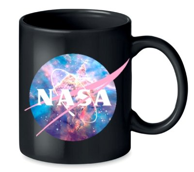 Kubek ceramiczny dla miłośników kosmosu NASA 300 ml, Mrapol czarny Mrapol