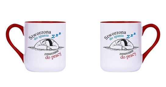 Kubek ceramiczny, Dla Niej - Stworzona Do Spania (16), 300 ml, Rezon Rezon