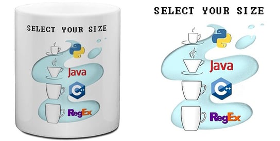 Kubek ceramiczny, dla programisty – Select your size Inna marka