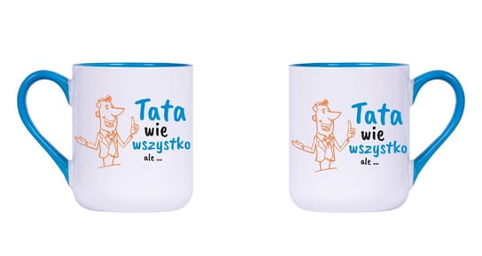 Kubek ceramiczny, Dla Taty - Tata Wie Wszystko (11), 300 ml, Rezon Rezon
