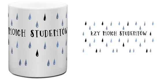 Kubek ceramiczny, dla wykładowcy - Łzy Studentów Inna marka