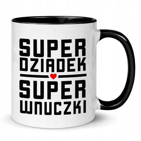 Kubek ceramiczny, Dzień Dziadka, Super Dziadek Super Wnuczki, 300 ml, StyleCouture StyleCouture