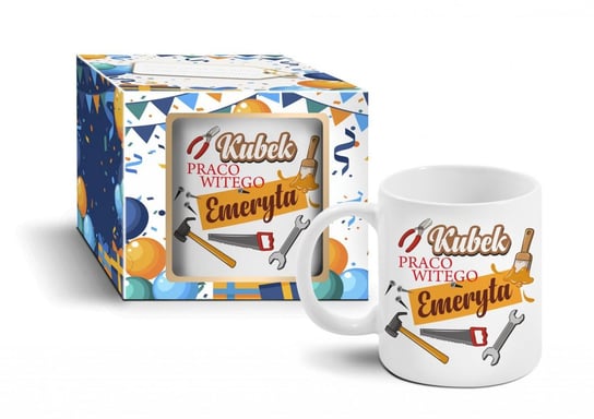 Kubek ceramiczny Emerytura - Kubek Pracowitego Emeryta 300 ml, BGtech BGtech