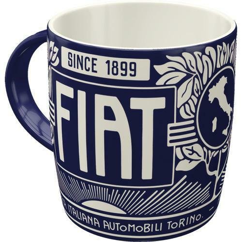 Kubek ceramiczny Fiat Since 1899 Retro 330 ml Zamiennik/inny
