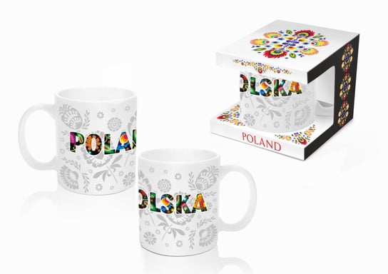 Kubek ceramiczny Folklor POLAND, 300 ml BGtech