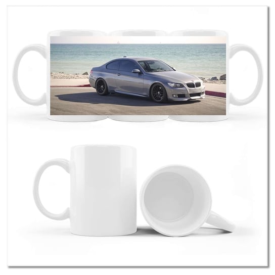 Kubek ceramiczny Foto BMW na plaży 330 ml, ZeSmakiem ZeSmakiem