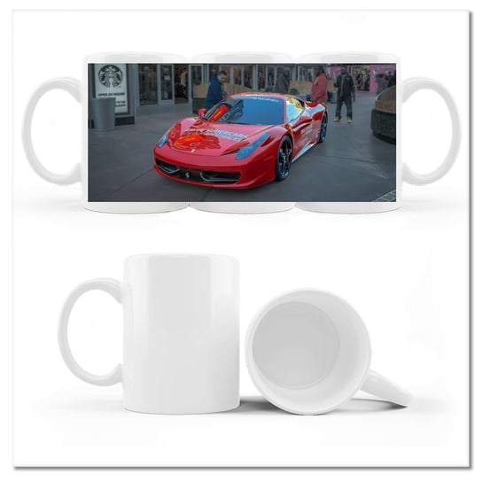 Kubek ceramiczny Foto Ferrari 458 Italia 330 ml, ZeSmakiem ZeSmakiem