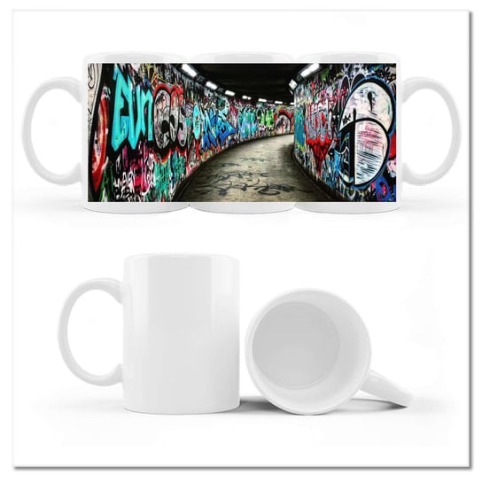 Kubek ceramiczny Foto Graffiti Sztuka uliczna 330 ml, ZeSmakiem ZeSmakiem