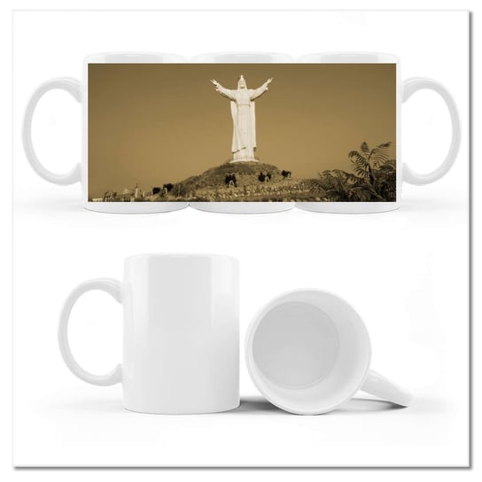 Kubek ceramiczny Foto Jezus Król Świebodzin 330 ml, ZeSmakiem ZeSmakiem