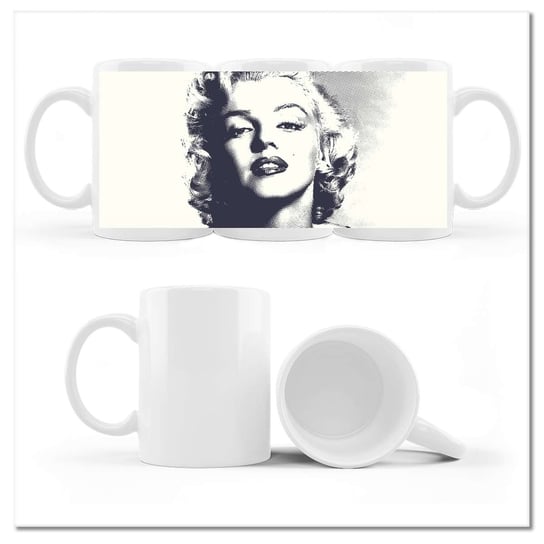 Kubek ceramiczny Foto Marilyn Monroe Aktora 330 ml, ZeSmakiem ZeSmakiem